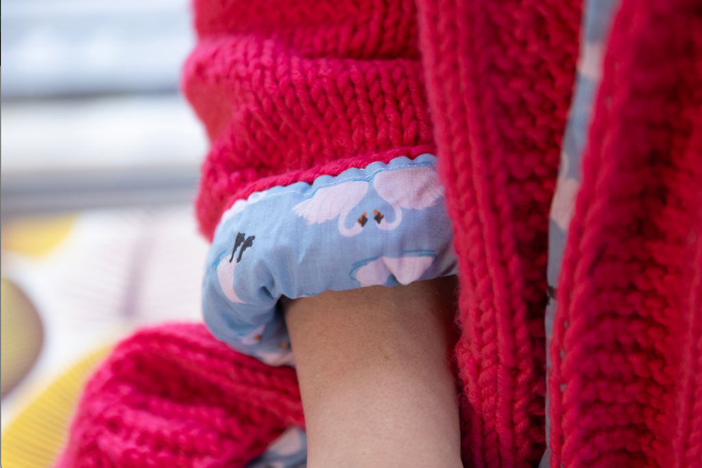 Swans in Love Chunky Cardigan